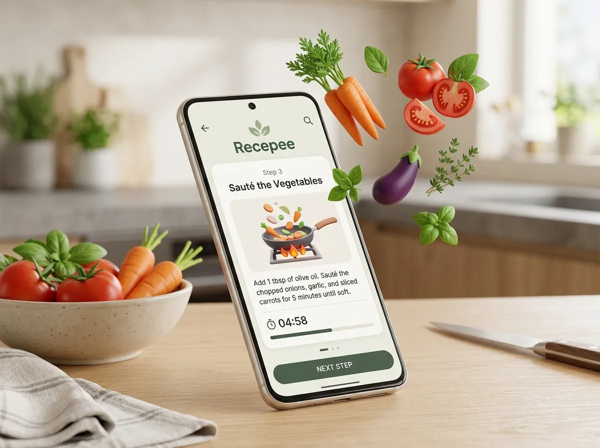 Android Recipe/Food App Design
